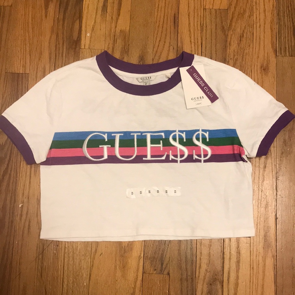 Pristine GUESS x ASAP Rocky crop tee